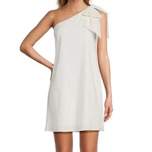 Antonio Melani
Charlie Linen Blend One Shoulder Shift Dress 14